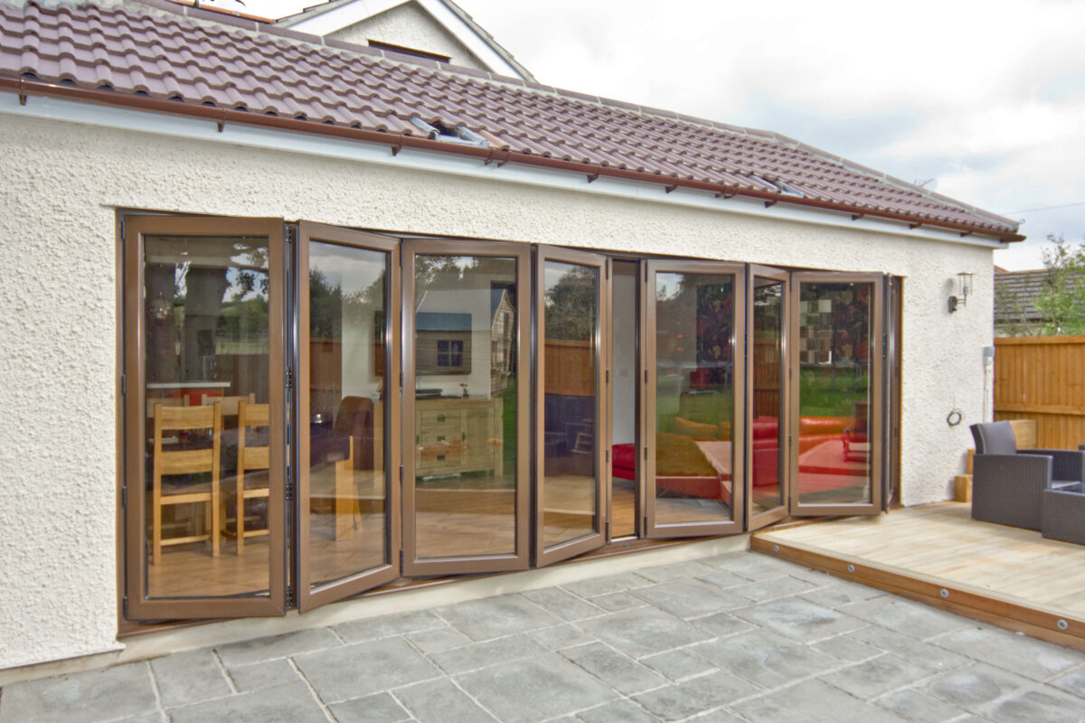 aluminium bifold doors colours