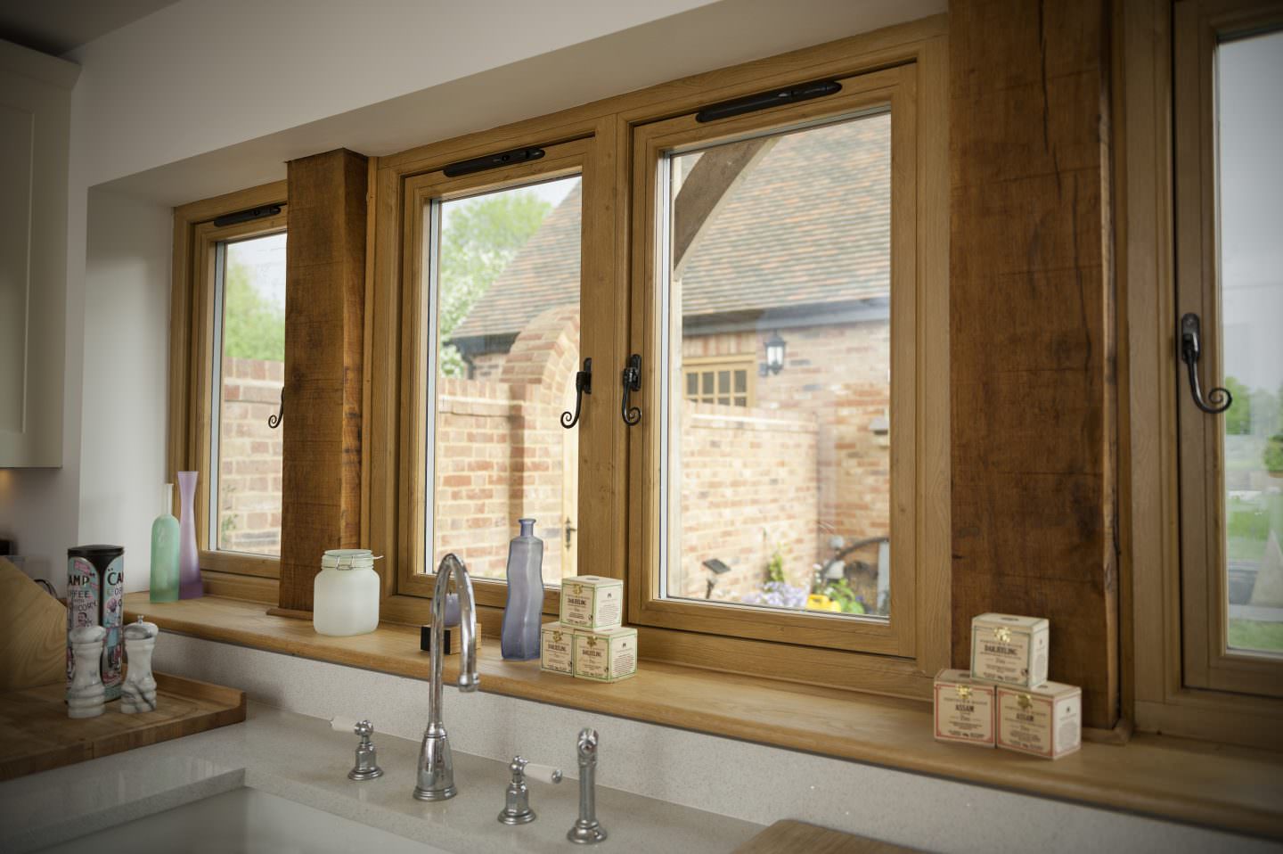 Integrated Double Casement Window